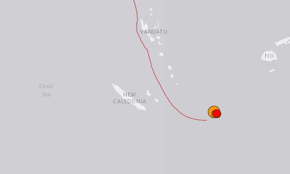 Ισχυρός σεισμός 7,2 Ρίχτερ στη Νέα Καληδονία