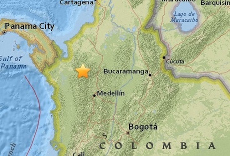 Σεισμός 6 Ρίχτερ στην Κολομβία
