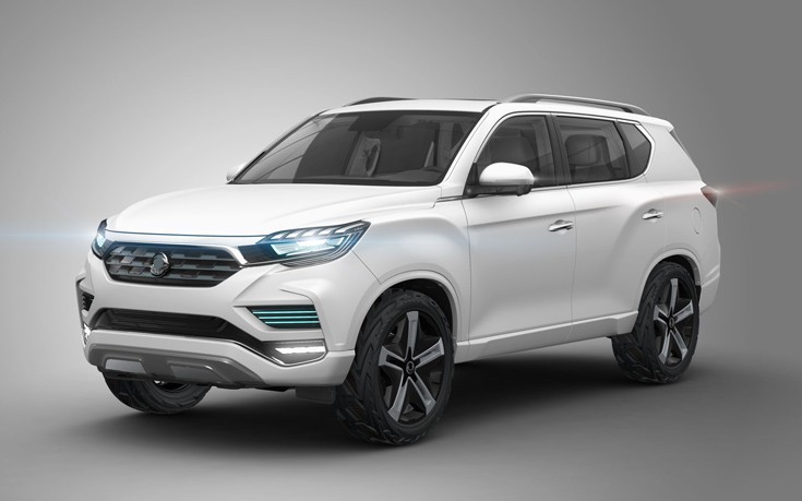 Το SsangYong LIV-2 στην Έκθεση Αυτοκινήτου στο Παρίσι