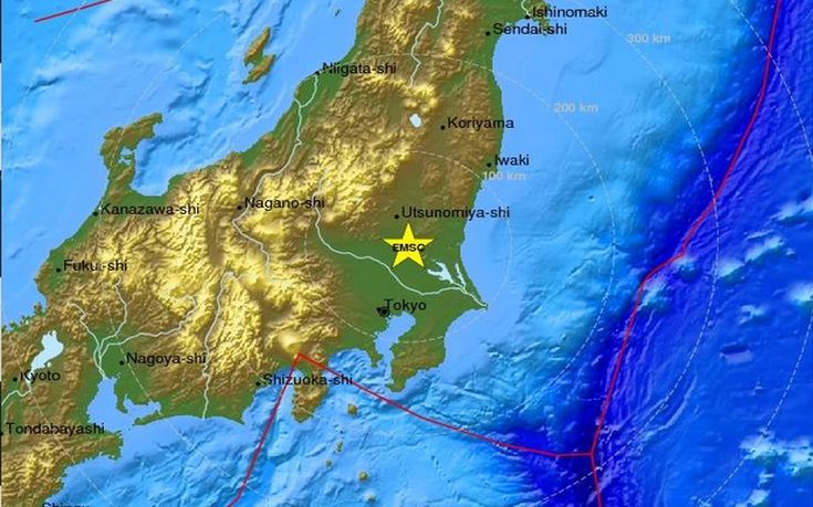 Σεισμός 4,9 Ρίχτερ στην Ιαπωνία