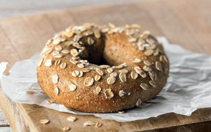 Bagels ολικής άλεσης