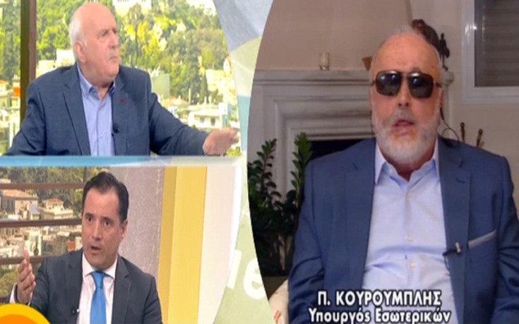 Άγρια κόντρα Κουρουμπλή-Άδωνι στον αέρα εκπομπής