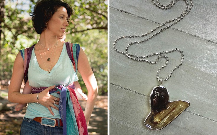 Σχεδιάστρια φτιάχνει κοσμήματα από ομφάλιους λώρους