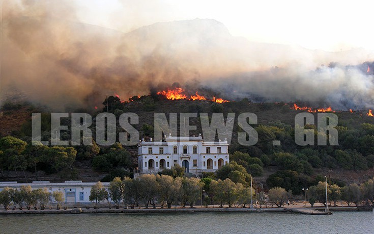 Δήμαρχος Λέρου: Είδαν αλλοδαπούς στο σημείο που ξέσπασε η πυρκαγιά