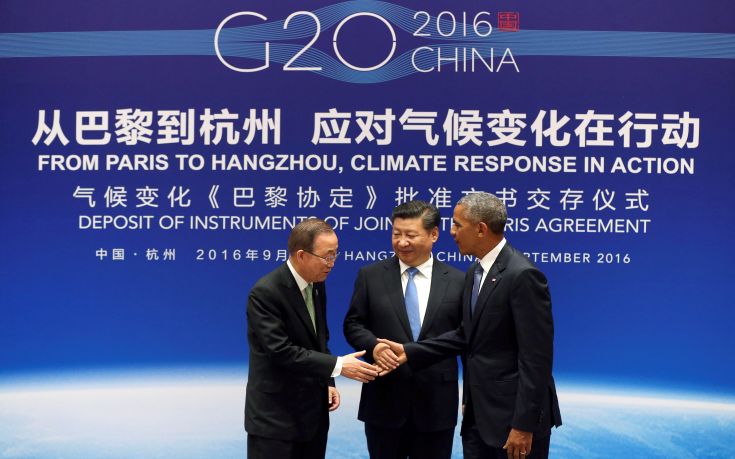 Επικύρωσαν και οι ΗΠΑ τη συμφωνία του Παρισιού COP21 για την κλιματική αλλαγή
