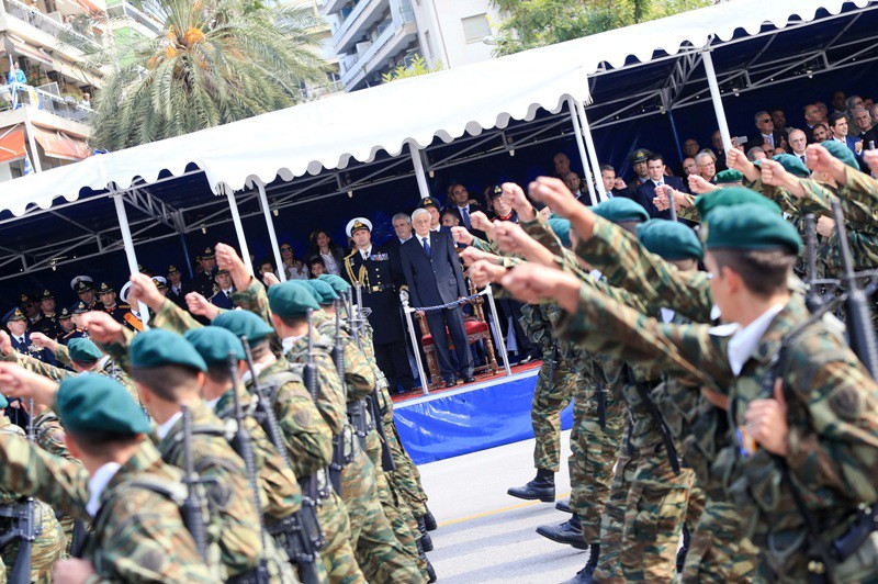 Η στρατιωτική παρέλαση για την 28η Οκτωβρίου