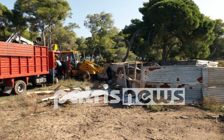 Αντιδράσεις για τις κατεδαφίσεις αυθαιρέτων στο δάσος Στροφυλιάς