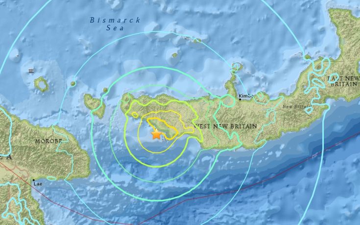 Σεισμός 6,9 Ρίχτερ στην Παπούα Νέα Γουινέα