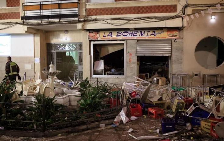 Φιάλη υγραερίου εξερράγη σε ισπανικό καφέ, τραυματίζοντας 77 άτομα