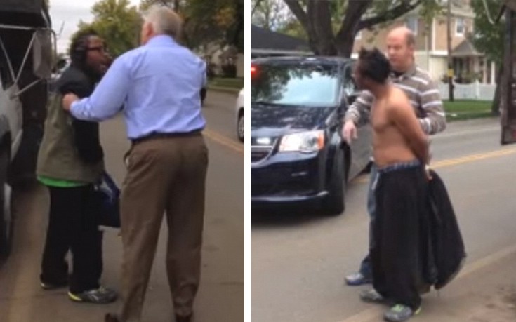 Λευκός αστυνομικός συνέλαβε αφροαμερικανό επειδή περπατούσε στο δρόμο