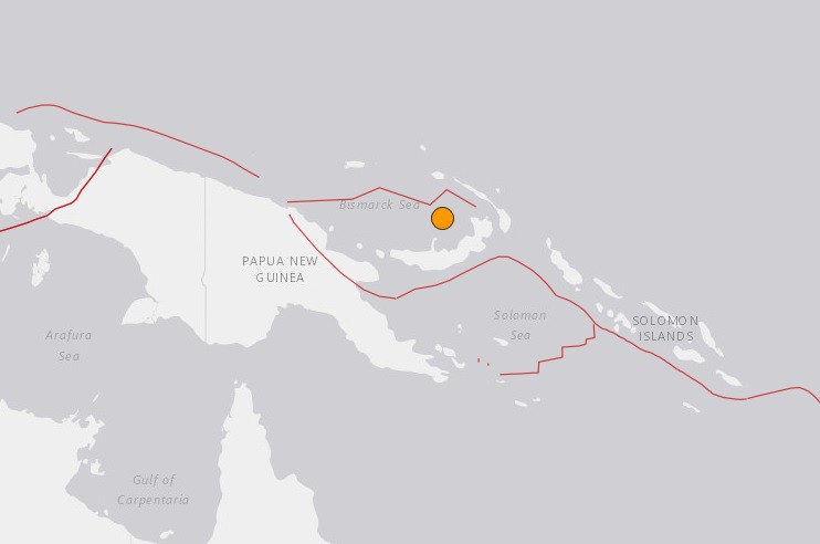 Ισχυρός σεισμός 6,4 Ρίχτερ στην Παπούα Νέα Γουινέα