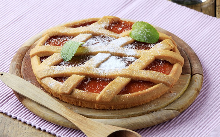 Πάστα φλώρα με μαρμελάδα σύκο