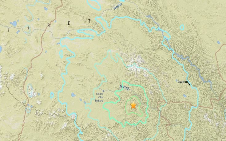 Σεισμική δόνηση 6,2 Ρίχτερ στο Θιβέτ