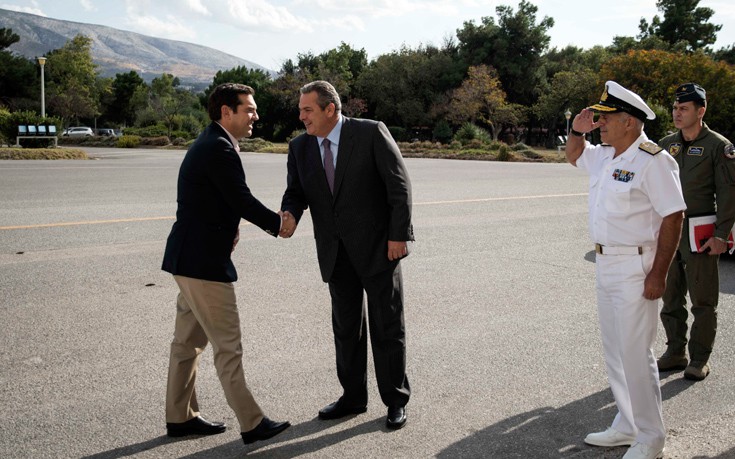 Στο ΓΕΕΘΑ ο Τσίπρας για τη στρατιωτική άσκηση «Παρμενίων»