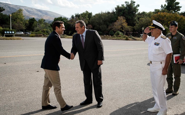 Στη Λέσχη Αξιωματικών το γεύμα που τα «βρήκαν» Τσίπρας με Καμμένο