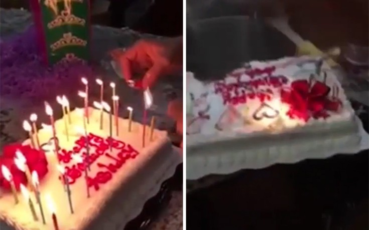 Πώς ένας μπαμπάς καταστρέφει την τούρτα γενεθλίων της κόρης του