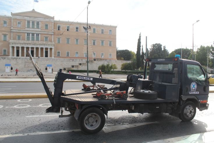 Αποκλεισμένο το κέντρο της Αθήνας