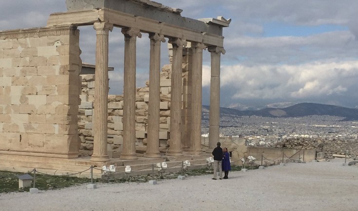 Στον Ιερό Βράχο της Ακρόπολης ο Μπαράκ Ομπάμα