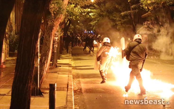 Πεδίο μάχης τα Εξάρχεια για την επίσκεψη Ομπάμα