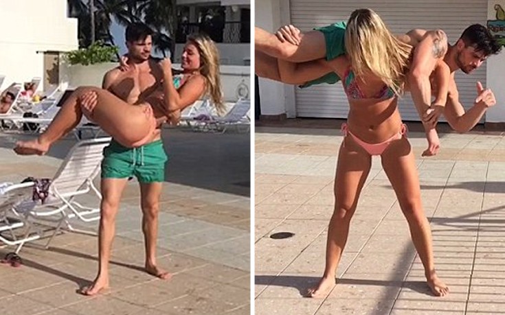 Η πρώην Μις Σουηδία με την extreme γυμναστική