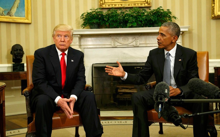 Στο «κόκκινο» οι σχέσεις Ομπάμα και Τραμπ