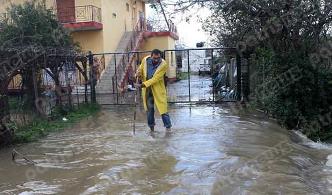 Καταστροφές από την κακοκαιρία στο νομό Ηλείας
