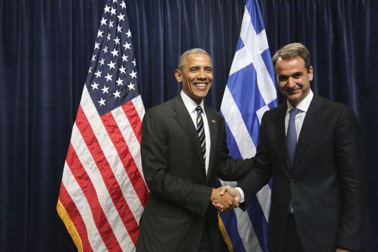 Τι συζητήθηκε στο τετ α τετ Ομπάμα-Μητσοτάκη στην Αθήνα