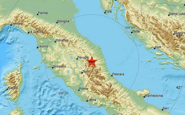 Νέος σεισμός 4,7 Ρίχτερ στην Ιταλία