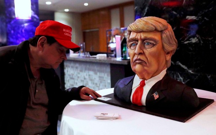 Η τούρτα του θριάμβου του Ντόναλντ Τραμπ