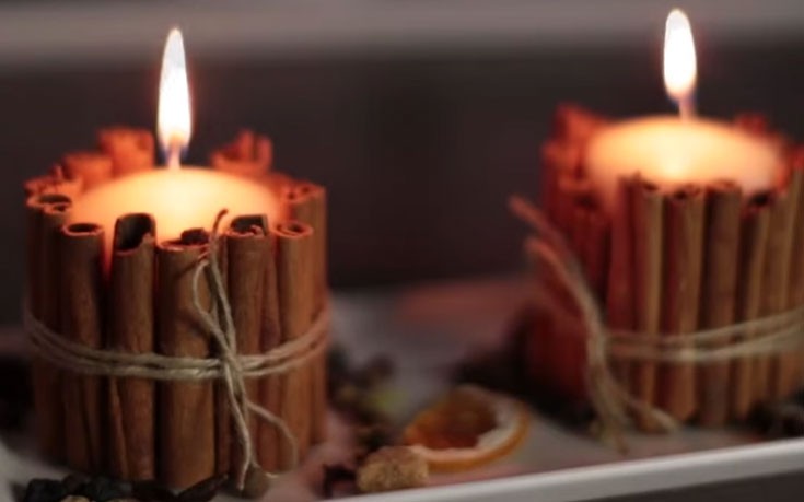 Πώς να φτιάξετε αρωματικά κεριά με κανέλα