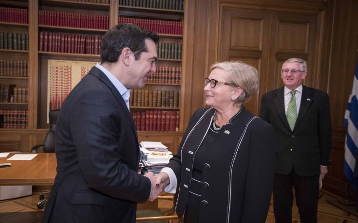 Τι συζήτησαν Τσίπρας και αναπληρώτρια πρωθυπουργός της Ιρλανδίας