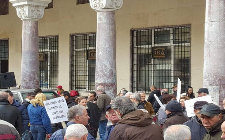 Συγκέντρωση διαμαρτυρίας συνταξιούχων στην Θεσσαλονίκη