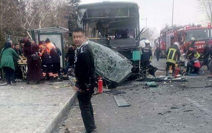 Φόβοι για νεκρούς στην έκρηξη του λεωφορείου στην Τουρκία