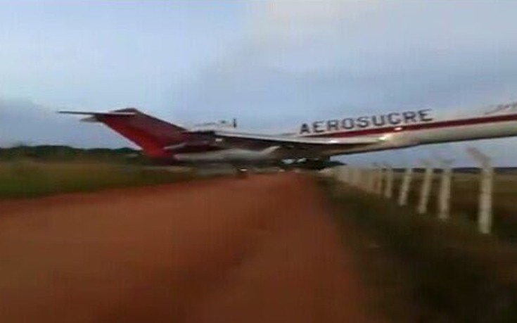 Αεροσκάφος μεταφοράς φορτίου συνετρίβη κατά την απογείωση στην Κολομβία