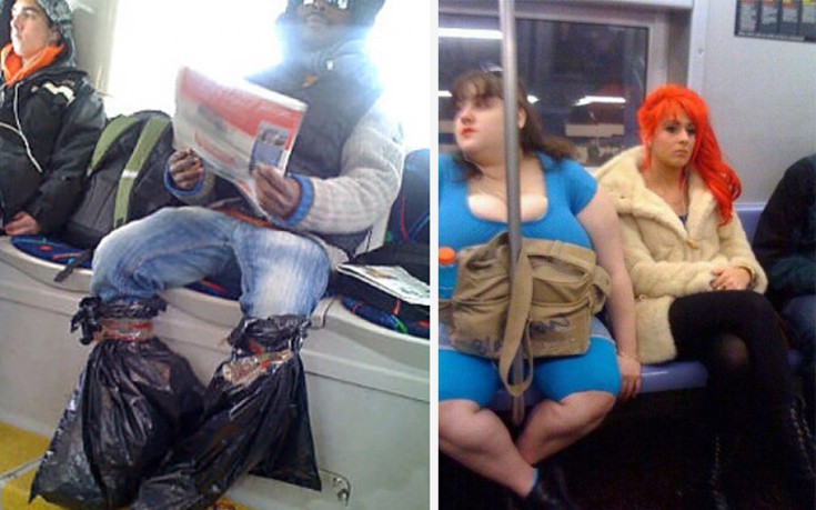 Στα μέσα μεταφοράς βλέπεις πολλά και διάφορα