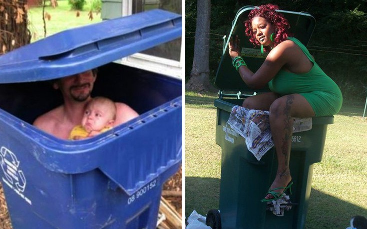 Στενές επαφές με&#8230; σκουπιδοτενεκέ