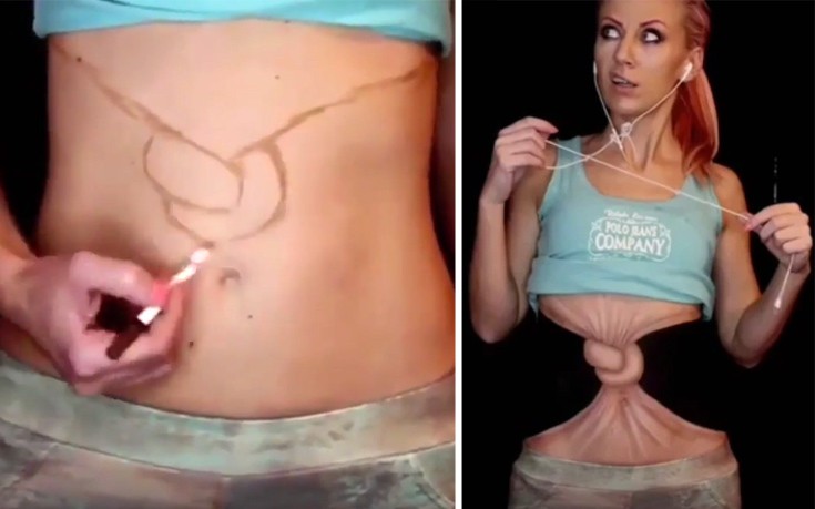 Μακιγιάζ σώματος που δεν πιστεύεις στα μάτια σου