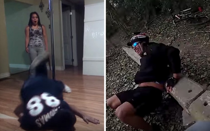 Τρελές πτώσεις και αστείες καταστάσεις