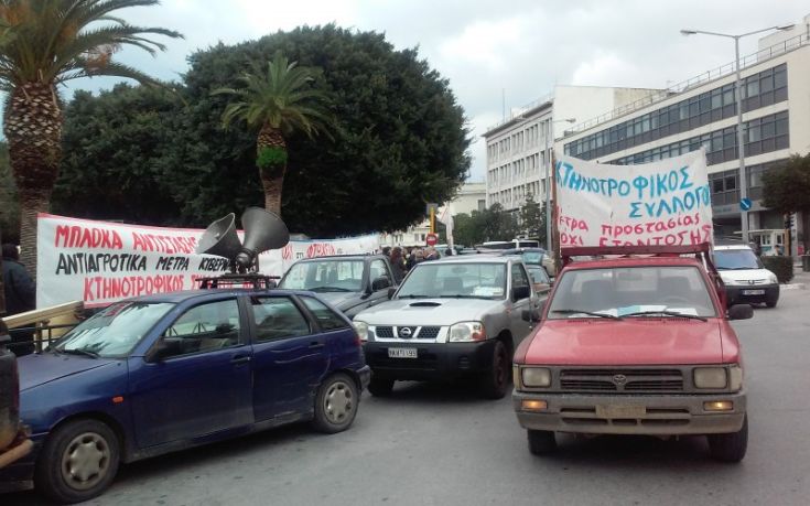 Κινητοποιήσεις αγροτών και στα Χανιά