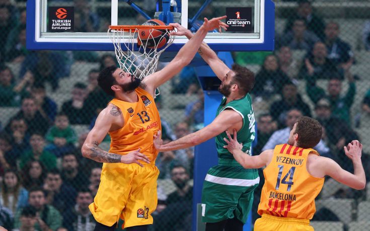 Μεγάλη νίκη 71-65 για τον Παναθηναϊκό επί της Μπάρτσα