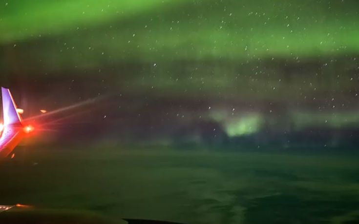 Βίντεο με το Βόρειο Σέλας από ύψος 10.700 μέτρων