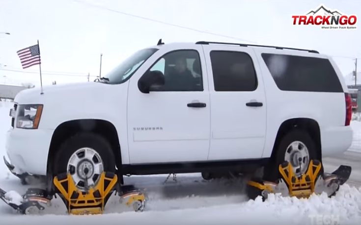 Τα πέδιλα που μετατρέπουν το αυτοκίνητο σε… snowmobile