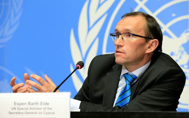 Άιντε: Το Κυπριακό στα πρόθυρα μεγάλης προόδου ή κατάρρευσης