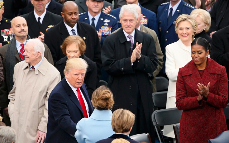 ΟΡΚΩΜΟΣΙΑ ΤΡΑΜΠ ΧΙΛΑΡΙ ΚΛΙΝΤΟΝ ΟΡΚΩΜΟΣΙΑ ΤΡΑΜΠ ΧΙΛΑΡΙ ΚΛΙΝΤΟΝ
