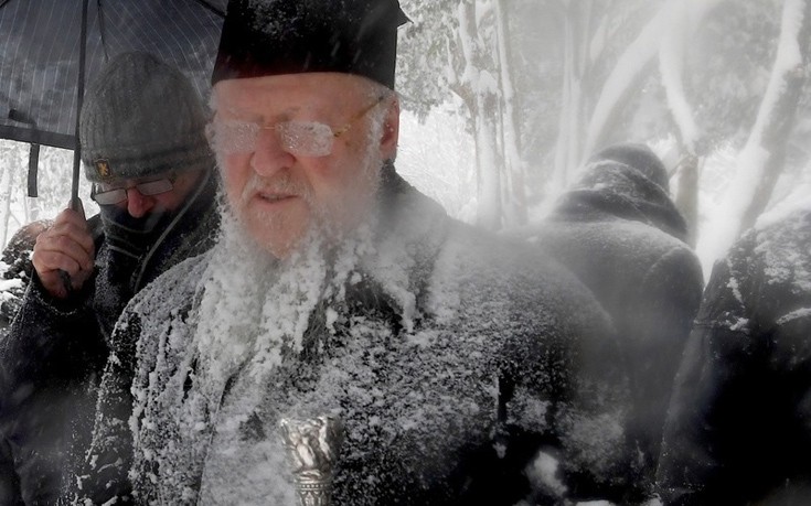 Ο Πατριάρχης Βαρθολομαίος… πάγωσε