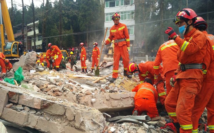 Επτά νεκροί σε κατάρρευση πολυκατοικίας στην Κίνα