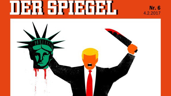 Υπερασπίζεται το εξώφυλλό του με τον Τραμπ το Der Spiegel