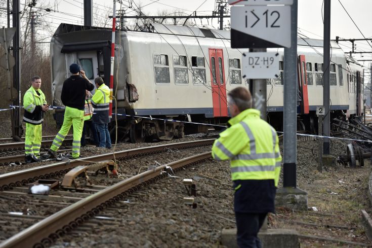 Βαγόνι τρένου εκτροχιάστηκε στο Βέλγιο