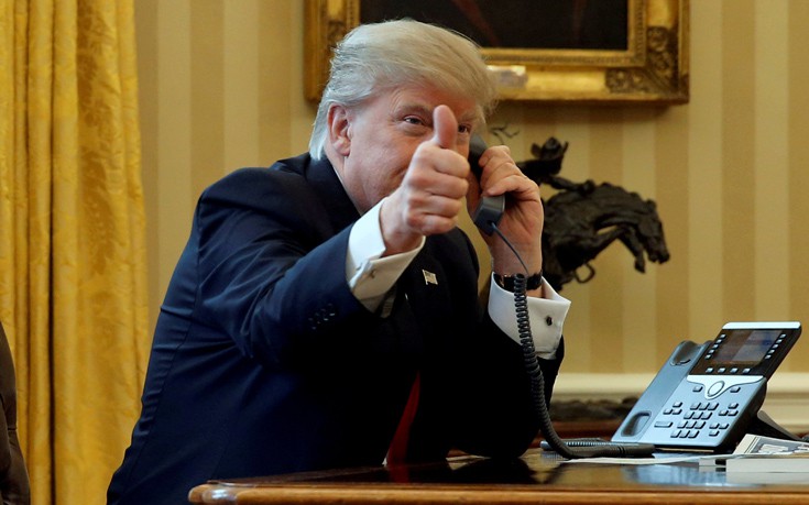 Τηλεφωνική επικοινωνία του Τραμπ με Μακρόν και Μέρκελ