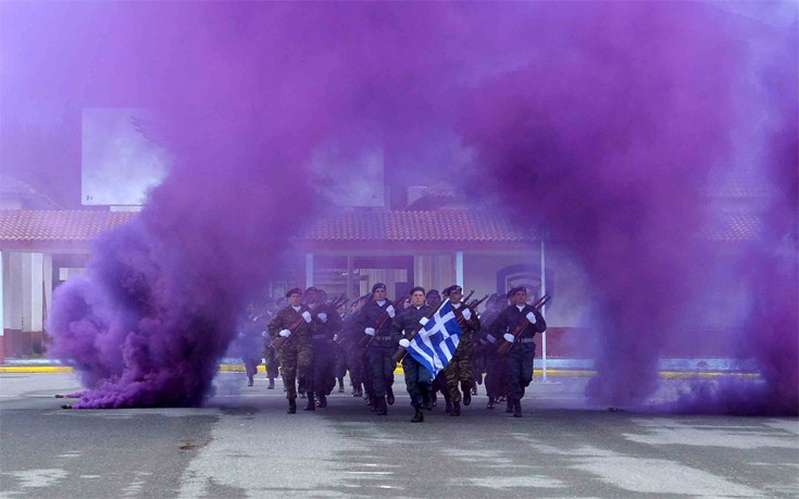 Ο Καμμένος στην ορκωμοσία νεοσύλλεκτων στην Τρίπολη